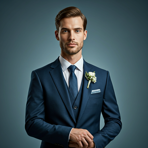 Groom portrait