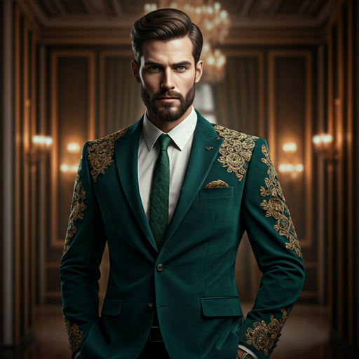 Portrait of Groom