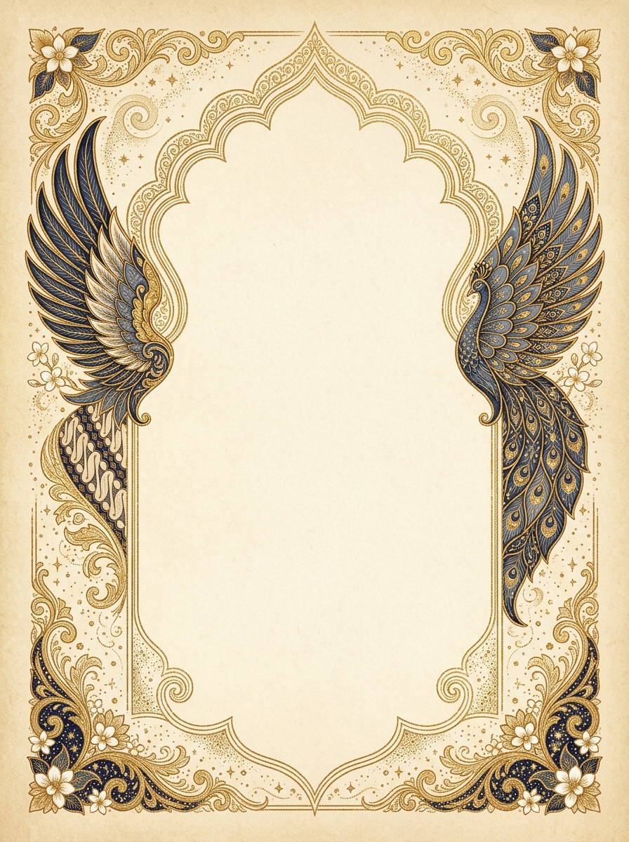 Batik Peacock Wings