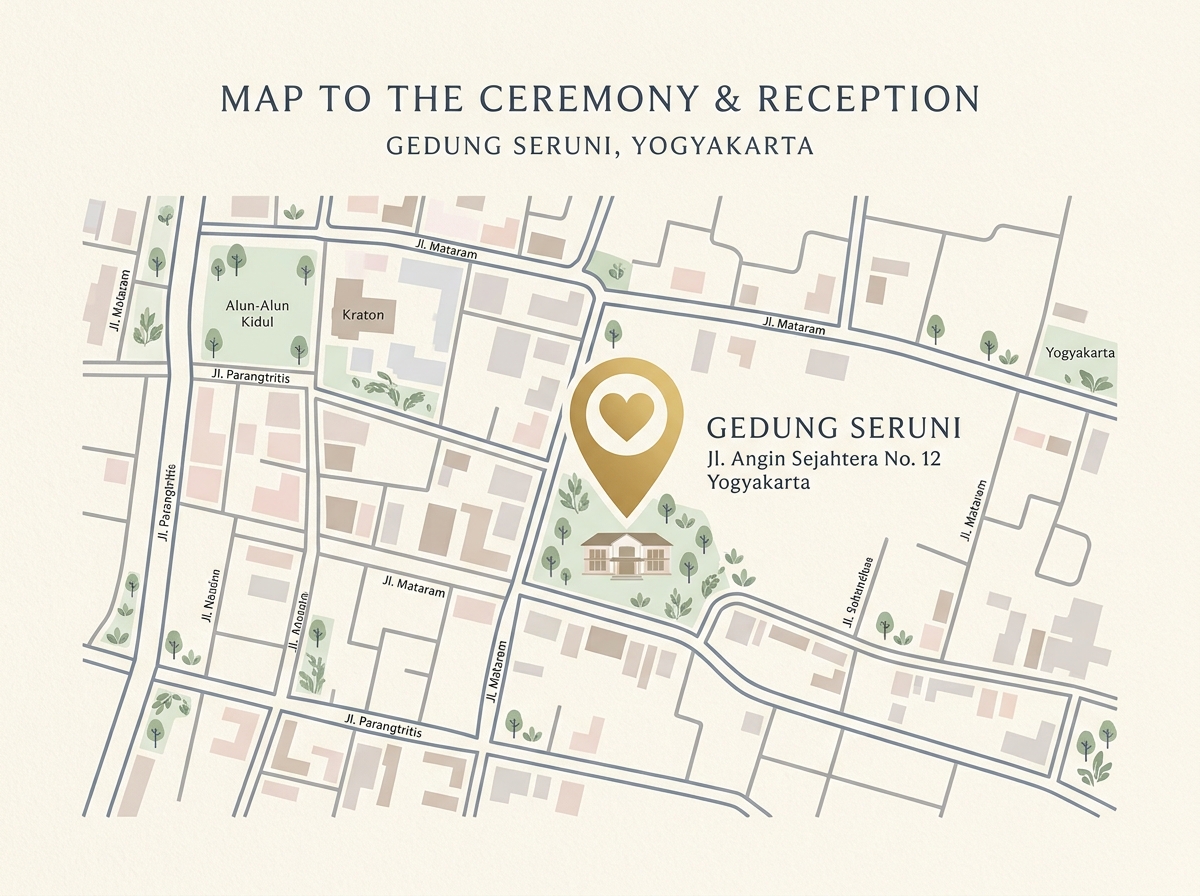 Peta Lokasi Gedung Seruni
