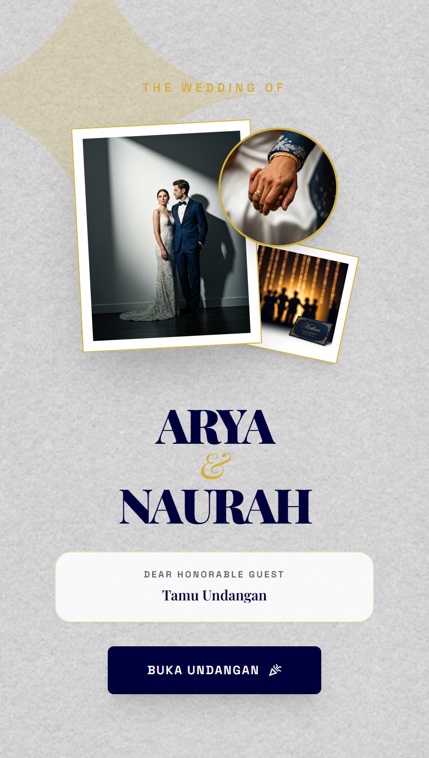 Grand Navy Wedding System