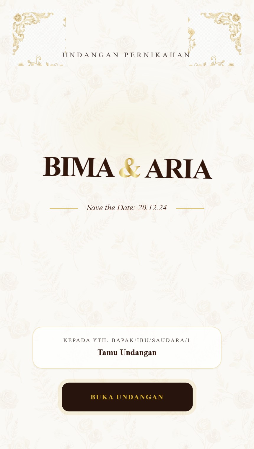 Festive Brown Wedding System