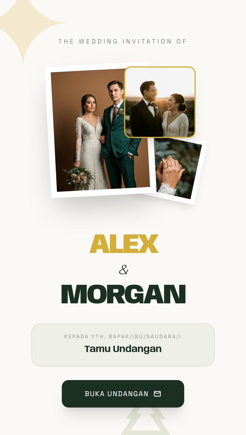 Festive Greenery Wedding System